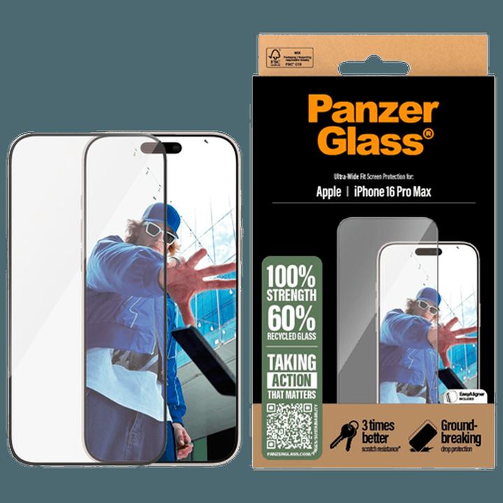 Immagine prodotto PanzerGlass Vestibilità ultra-ampia (1 Pezzo/i, Apple iPhone 16 Pro Max)