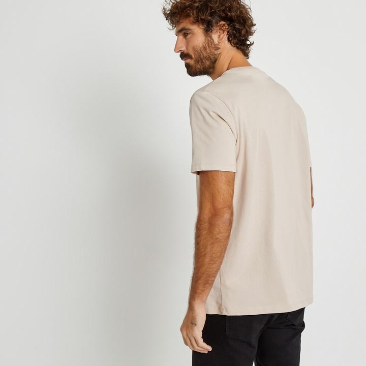 Image du produit La Redoute Collections T-shirt à encolure ronde et manches courtes (M)