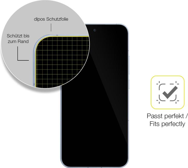 Immagine prodotto Dipos 3D Full-Cover Pellicola Protettiva (1 Pezzo/i, Oppo Reno 13 Pro)