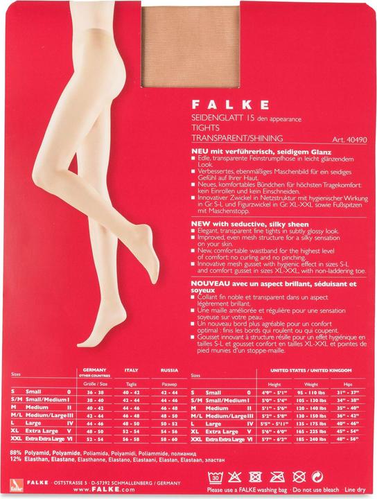 Image du produit Falke Seidenglatt 15 TI (15 DEN, 44 - 46)