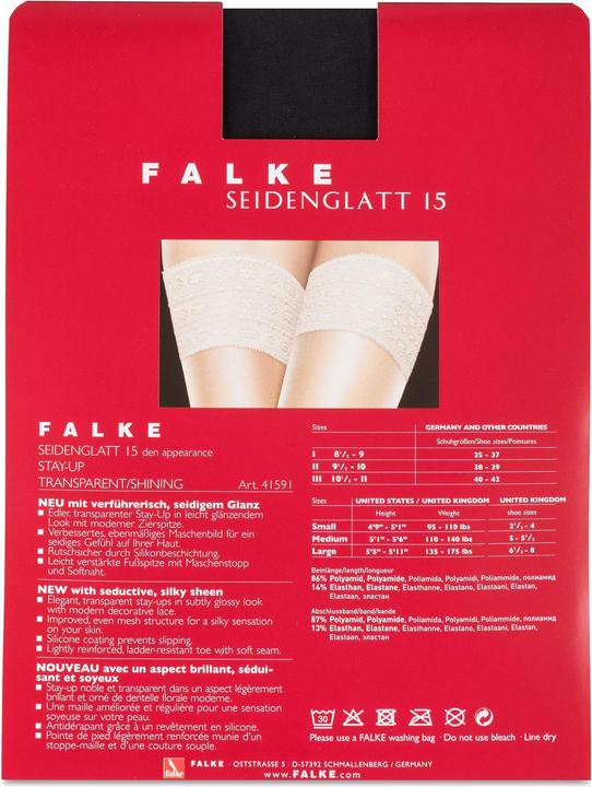 Produktbild Falke Seidenglatt 15 STU (15 DEN, 35 - 37)