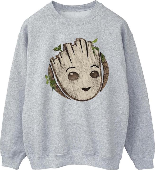 I Am Groot Wooden Head Sweatshirt (XL)