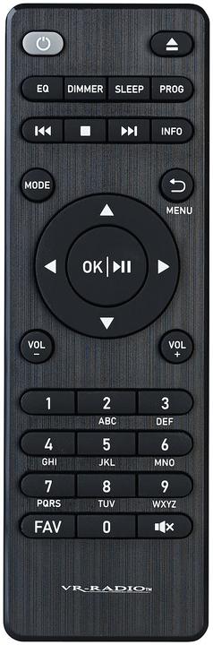 Productafbeelding VR-Radio Digitale radio (DAB+, FM, Internet radio, Bluetooth, WiFi)