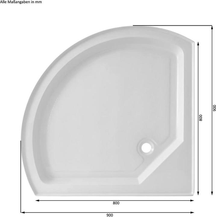 Produktbild Home Deluxe Dampfdusche mit Wasserfall Dampfsauna MANTA BLACK, 90x90x220cm