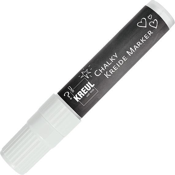 Immagine prodotto Kreul Pennarello a gesso Chalky, XXL, Biancaneve (Biancaneve, 15 mm, 1 x)