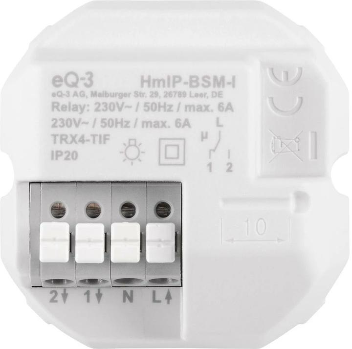 Produktbild Homematic IP Schaltmodul Markenschalter HmIP-BSM-I (Schaltaktor)