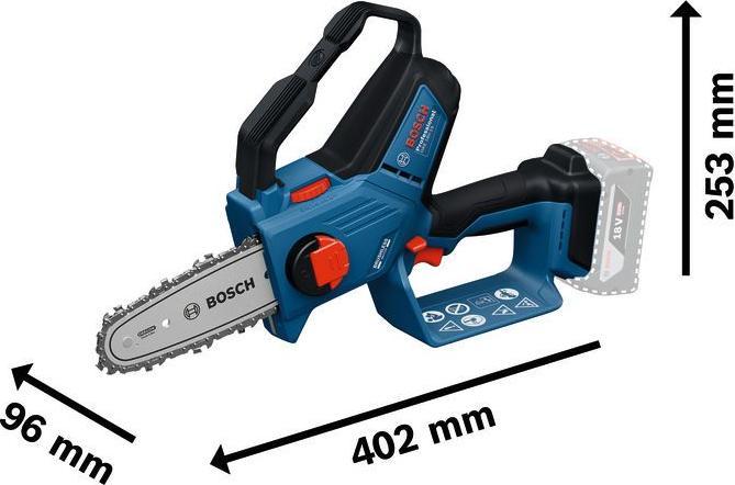 Actual product image Bosch Professional Bosch GKE 18V-15 Akku-Astsäge (Battery chain saw)