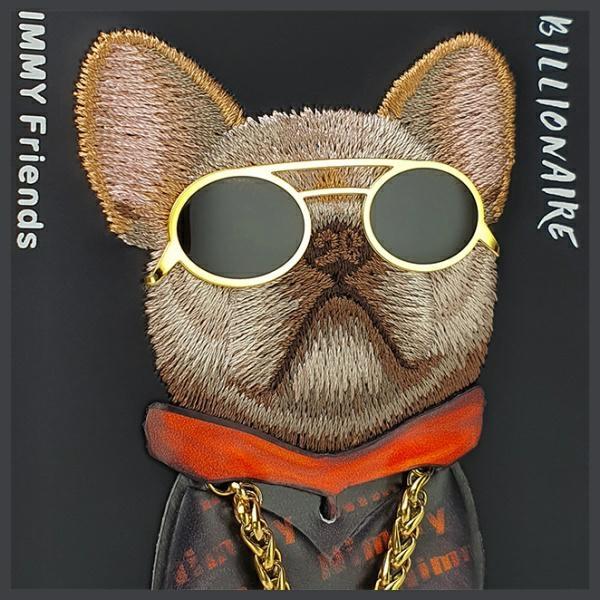 Produktbild PanzerGlass Nimmy case iPhone 15 Pro 6.1" black Glasses Cool Dog (Apple iPhone 15 Pro)