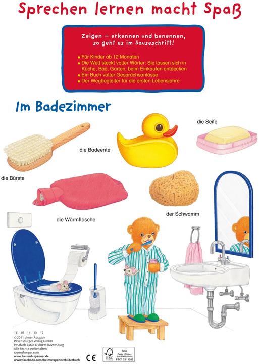 Produktbild Ravensburger Erste Bilder - Erste Wörter (Deutsch)