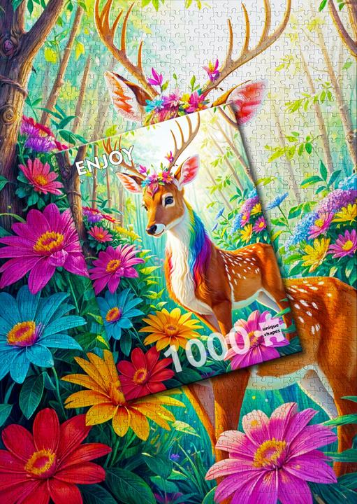 Actual product image Enjoy Puzzle Puzzle 1000 pieces - Magical Deer (1000 pieces)