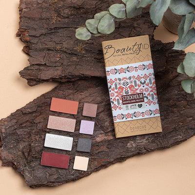 Actual product image Benecos BIO Palette Large Stockholm - 18g - Beauty ID (Whipped cream, Prismatic Pink, Dark Mountains, Lilac Light)
