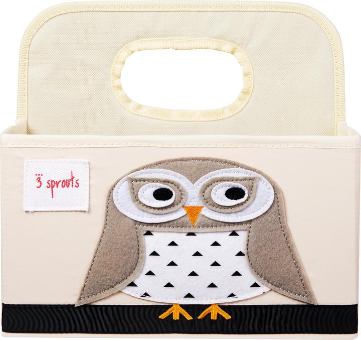 Actual product image 3 Sprouts Diaper Caddy - White Owl