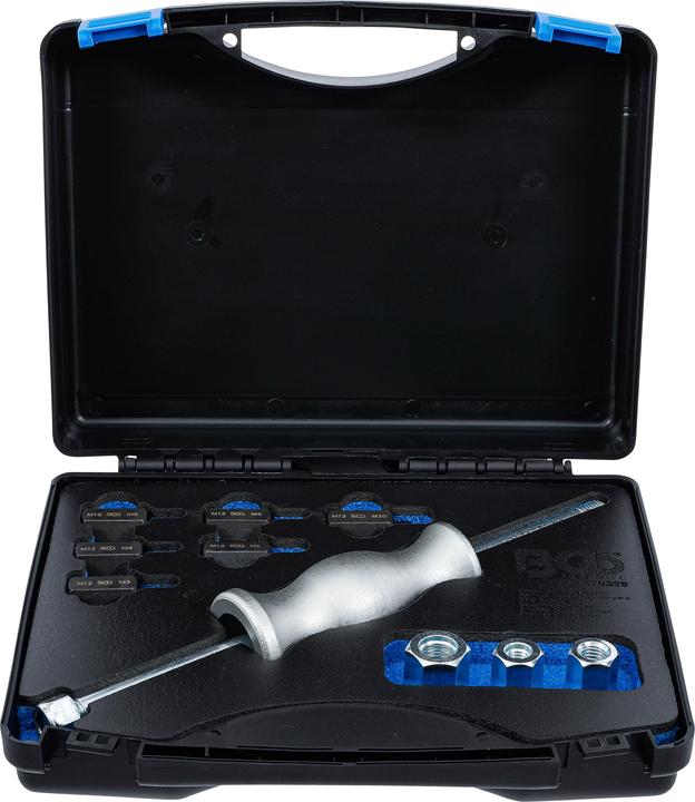 Produktbild BGS Gleithammer-Satz | mit Gewinde-Adaptern | 12-tlg.