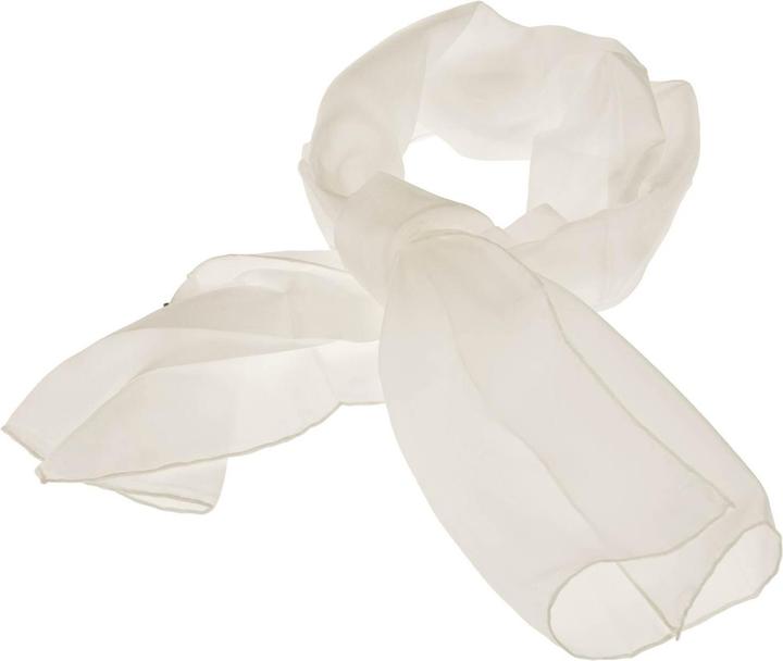 Image du produit Ideen Écharpe Pongé 05, blanc, 40x150 cm