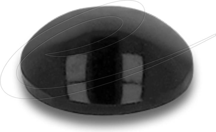 Image du produit Delock Pieds en caoutchouc 5 x 2mm ronds, auto-adhésifs, 100 pièces, noir (Curseurs en plastique, 100 pièce(s))