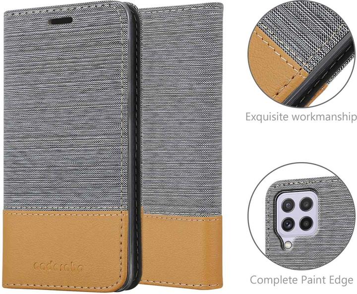 Produktbild Cadorabo Jeans Book Hülle (Samsung Galaxy M22, Samsung Galaxy A22, Samsung Galaxy A32)