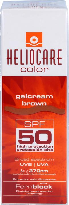 Actual product image Heliocare Color Gelcream (Sun cream face, SPF 50, 50 ml)