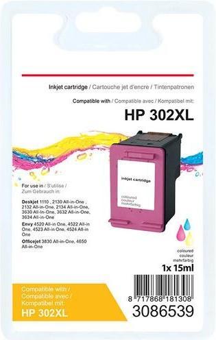 Immagine prodotto Office Depot Cartuccia d'inchiostro compatibile HP 302XL F6U67AE Ciano, Magenta, Giallo (M, C, Y)