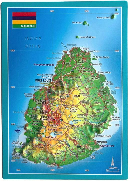 Produktbild Reliefpostkarte Mauritius