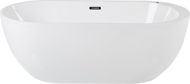 Produktbild Beliani Whirlpool Badewanne freistehend weiss mit LED 170 x 80 cm NEVIS (237 l, 170 cm, 80 cm)