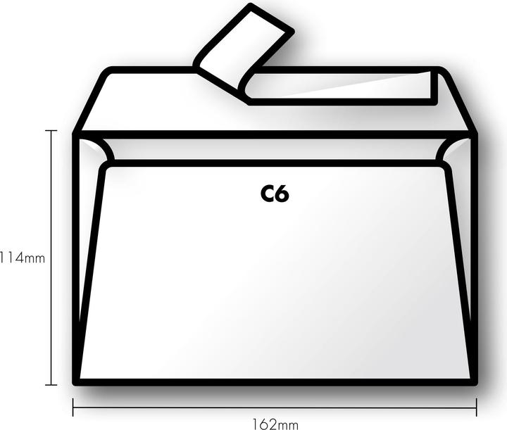Image du produit Clairefontaine Enveloppe Pollen Format de l'enveloppe : DIN C6 Dimensions : 162 x 114 mm (l x h) (114 x 162 mm, C6, 20 x)