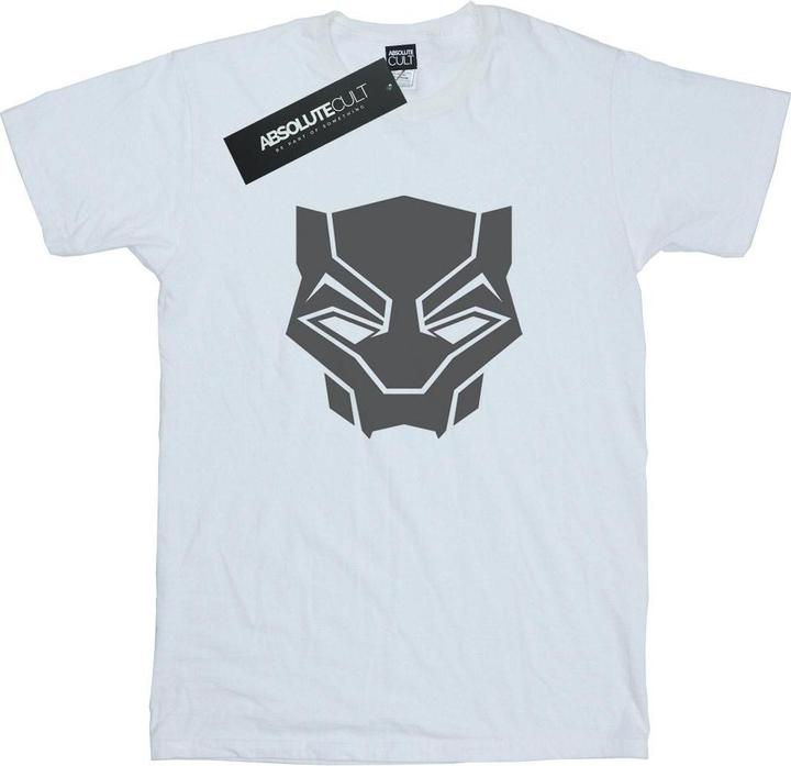 Jungen Black Panther Schwarz auf Schwarz TShirt