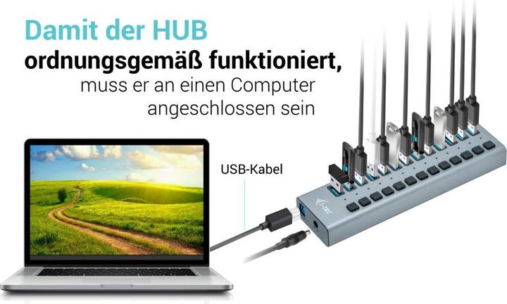 Actual product image i-tec U3CHARGEHUB13 (USB-B, 13 Ports)
