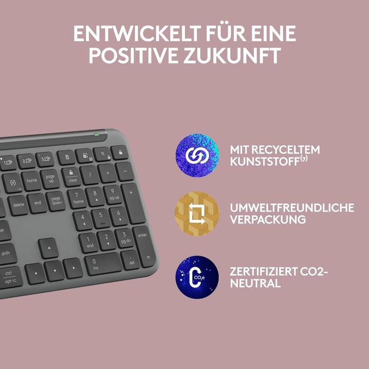 Actual product image Logitech K950 Signature Slim (DE, Wireless)