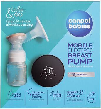 Actual product image Canpol Take & Go mobile electric breast pump