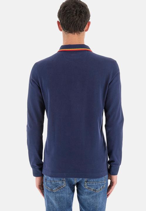 Produktbild La Martina Poloshirt Langarm-Poloshirt regular fit Westin mit Logo-Details (M)