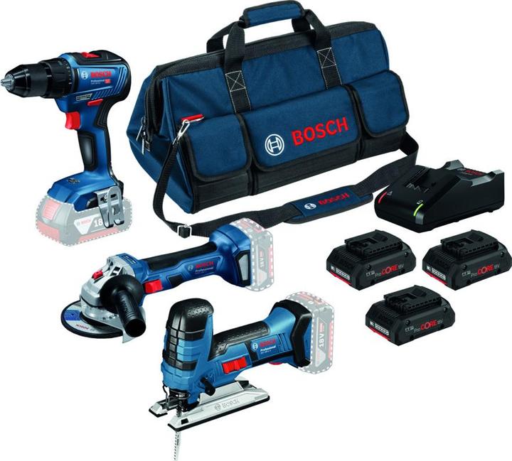 Produktbild Bosch Professional Akku-3-tool Kit