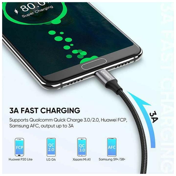 Immagine prodotto Ugreen Cavo da USB-C a USB-A 2.0 (3 m, USB 2.0)