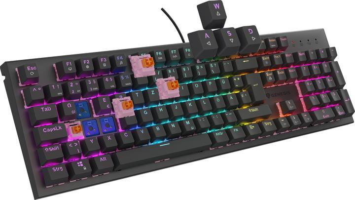 Actual product image Genesis Gaming keyboard THOR 303 silent wired DE (DE, Cable)