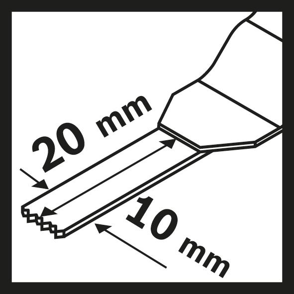 Productafbeelding Bosch Zubehör Bimetaal invalzaagblad 10 mm