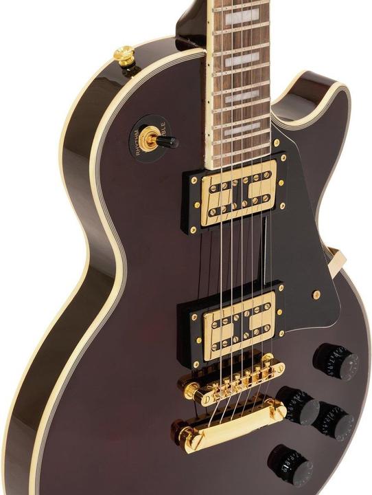 Produktbild Dimavery LP-700 E-Gitarre, burgunda (E-Gitarre)