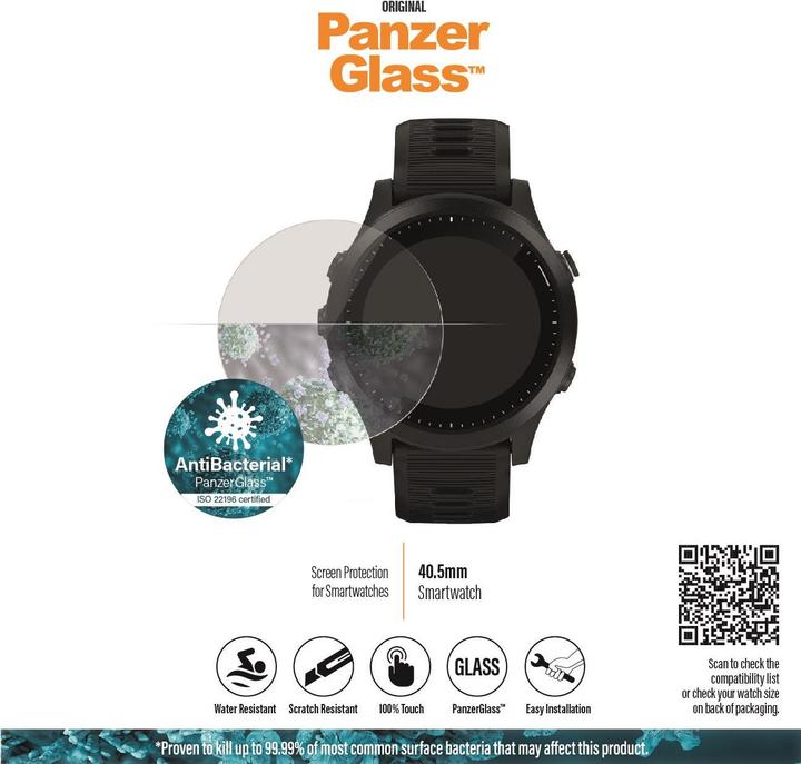 Produktbild PanzerGlass Displayschutz 40.5 mm Smartwatches (Fenix 6X Pro Sapphire, fenix 6X Pro)