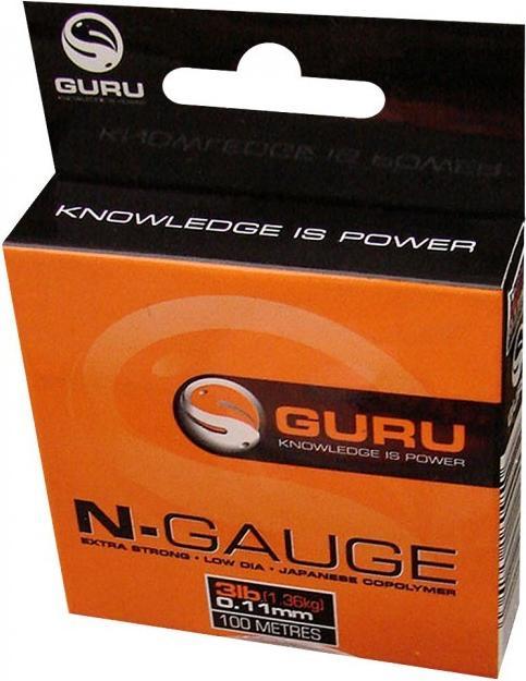 Guru Perfumes nylonlinie für vorfächer n-gauge (0,11mm – 100m) (5.44 kg)