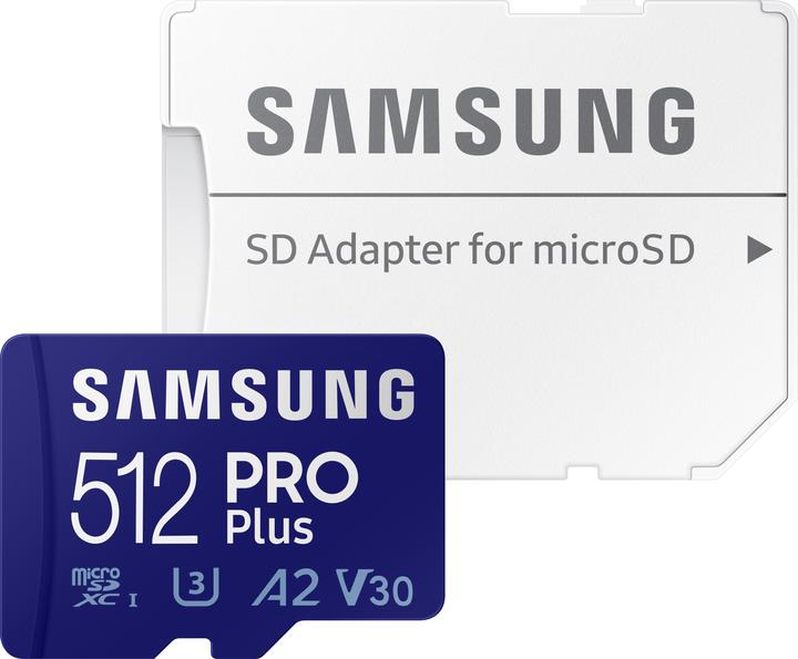 Productafbeelding Samsung Pro Plus (512 GB, microSDXC, U3, UHS-I)