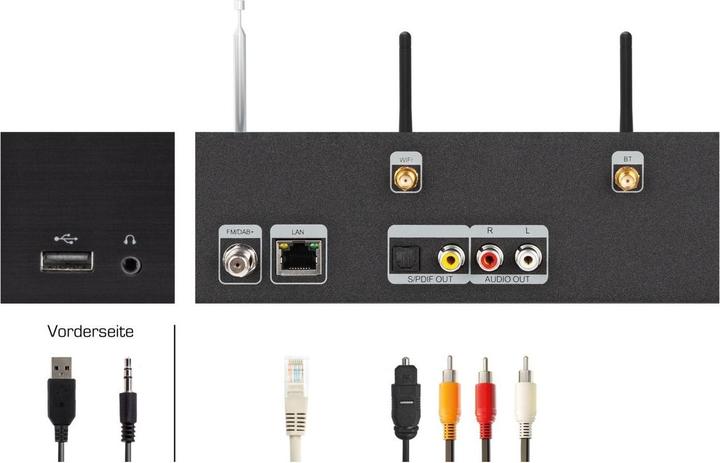 Productafbeelding Imperial DABMAN i510 BT DAB+ / RDS FM Bluetooth 5.1 MP3 WMA HiFi (Internet radio, DAB+, VHF, FM, Bluetooth, WiFi)