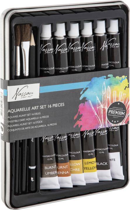 Actual product image Grafix Watercolour paint with accessories, 16 pcs. (Multicoloured)