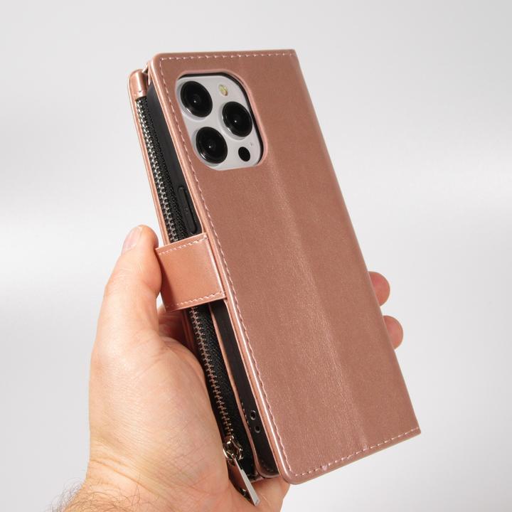 Actual product image PhoneLook Sleeve Wallet Case Luxurious and Sophisticated with Magnetic Closure & Coin and Card Compartment (Apple iPhone 15 Pro Max)