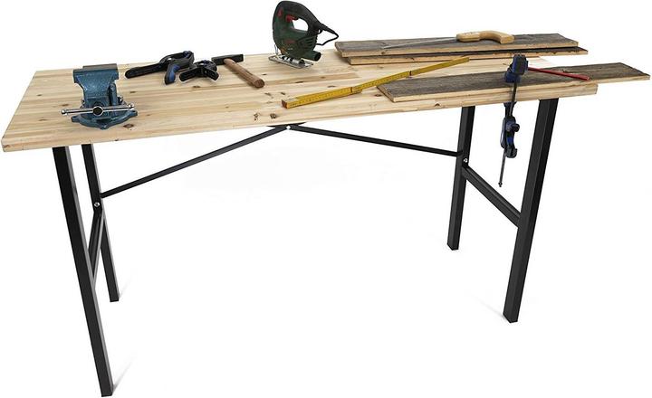 Actual product image CarTech Werktisch FSC® SQS-COC-100130 (159 cm, 58 cm)