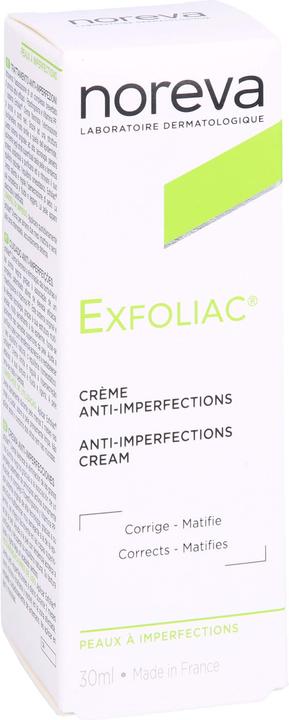 Actual product image Noreva Exfoliac cream against impure skin, 30 ml Cream (30 ml)