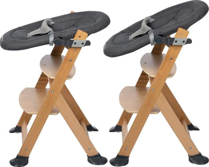 Actual product image Bebeconfort Timba Baby Tinted Graphite highchair attachment
