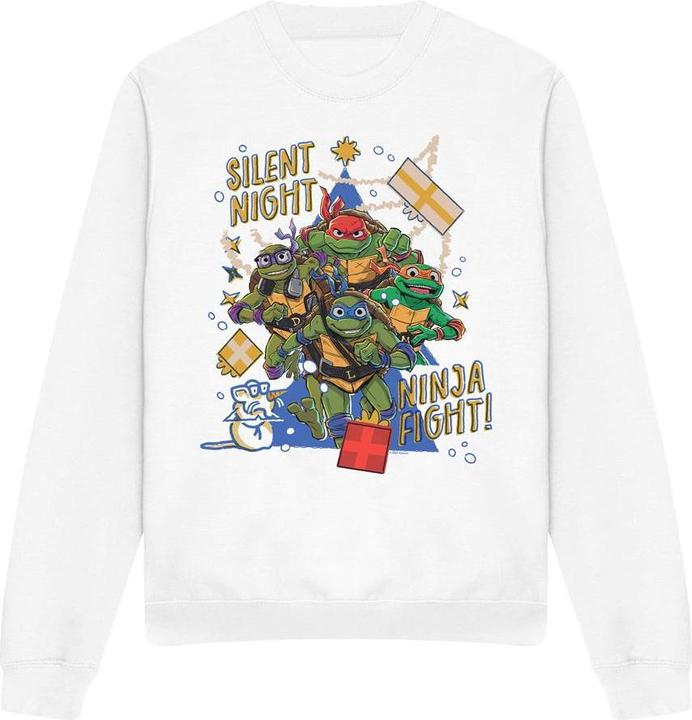 Immagine prodotto Teenage Mutant NT Silent Night Ninja Fight Felpa Natale Adulto Unisex (M)