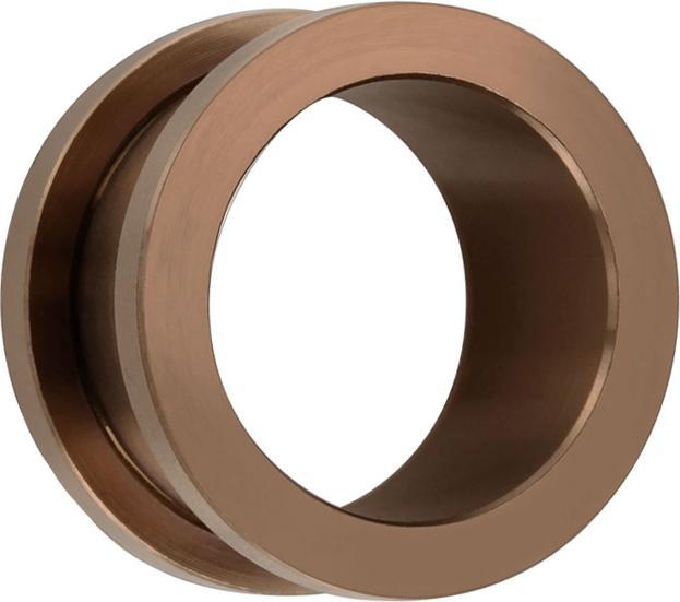 Star Piercing Flesh Tunnel bronze (ohne Messing, Chirurgenstahl 316L)