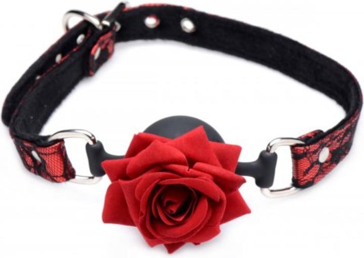Produktbild Master Series Aufsehenerregender Ballknebel mit Rose