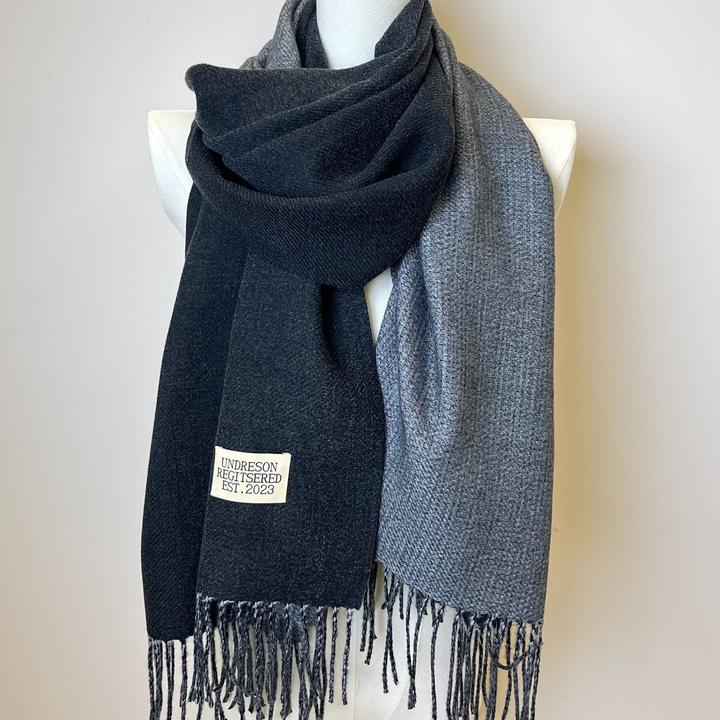 Immagine prodotto Only-Bags.Store Sciarpa bifacciale a due colori Basic Basic Imitazione Cashmere Sciarpa con nappe Autunno Inverno