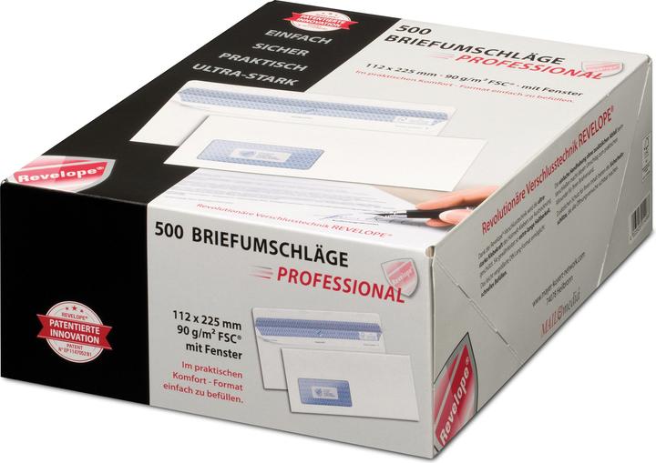 Actual product image Magni PROFESSIONAL 30051798 MAILmedia envelope REVELOPE, 112 x 225 mm, with window (500 x)