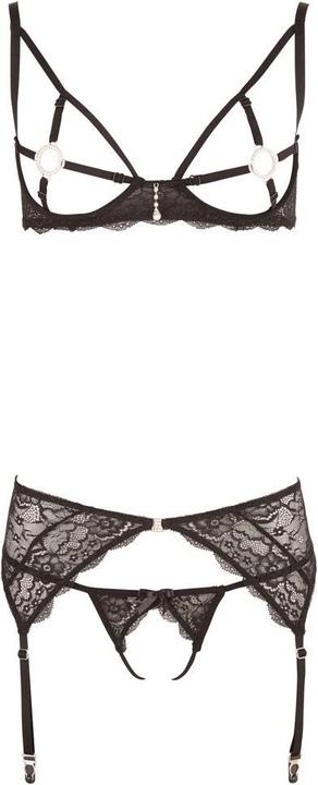 Productafbeelding Abierta Fina Spitzen Straps Set 3-teilig (S)